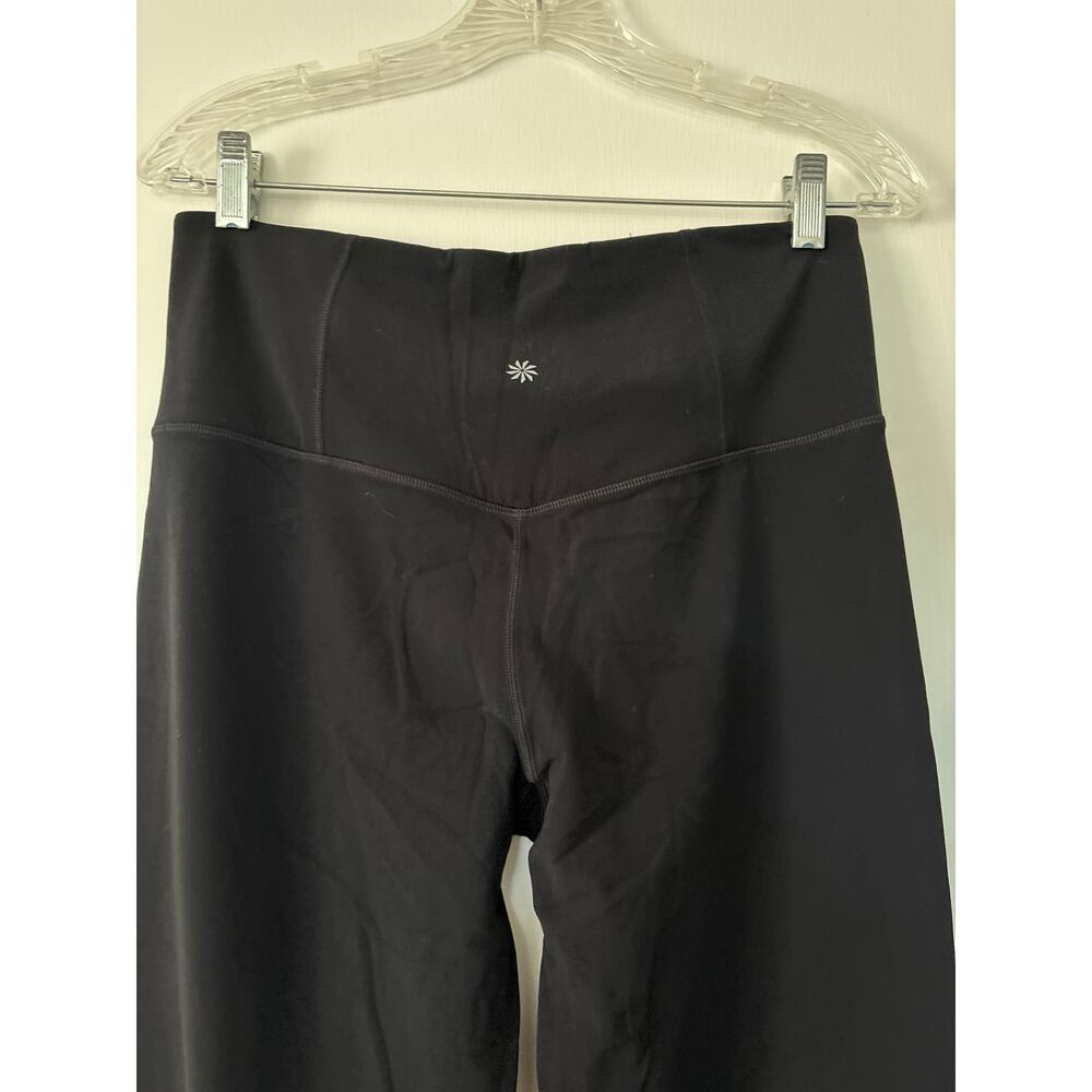 Athleta Elation Flare Pant Size Large Tall LT Black Style 981683 Yoga Workout - Picture 5 of 9